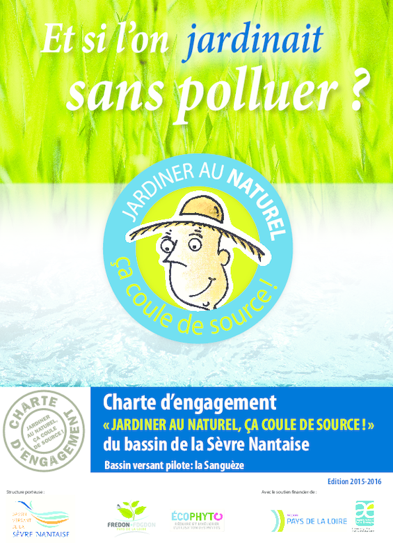 charte d'engagement "Jardiner au naturel : ça coule de source" sur le bassin versant de la Sanguèze - application/pdf