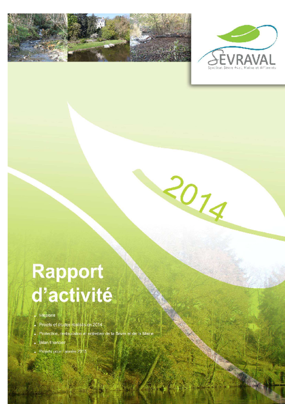 Rapport d'activité de SEVRAVAL 2014 - application/pdf