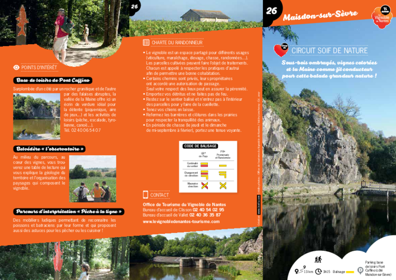 Rando-guide n° 26 "Circuit soif de nature" - Maisdon-sur-Sèvre - application/pdf