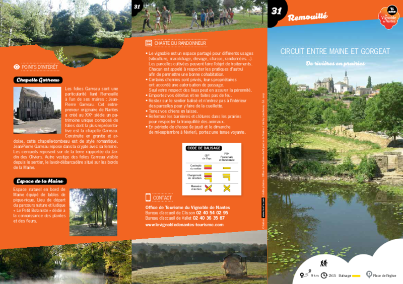 Rando-guide n° 31 "Circuit entre Maine et Gorgeat" - Remouillé (44) - application/pdf