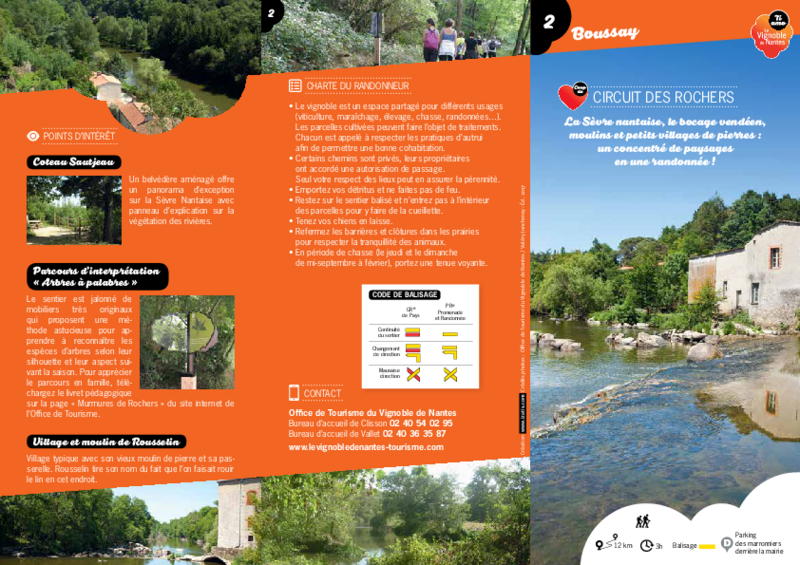 Rando-guide n° 2 "Circuit des Rochers" - Boussay  - application/pdf