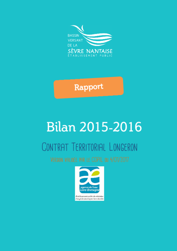 Bilan 2015-2016 du contrat territorial Longeron - application/pdf