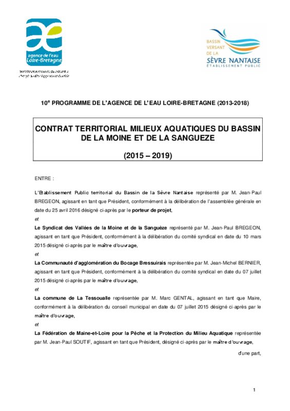 Contrat territorial milieux aquatiques du bassin Moine-Sanguèze - application/pdf