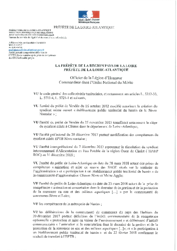 2018 Arrête de composition de l'EPTB SN - application/pdf