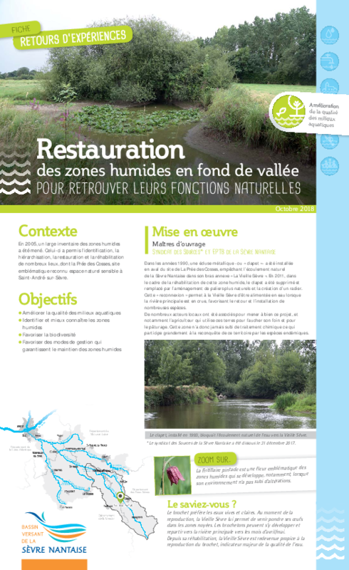 Restauration des zones humides en fond de vallée pour retrouver leurs fonctions naturelles - application/pdf