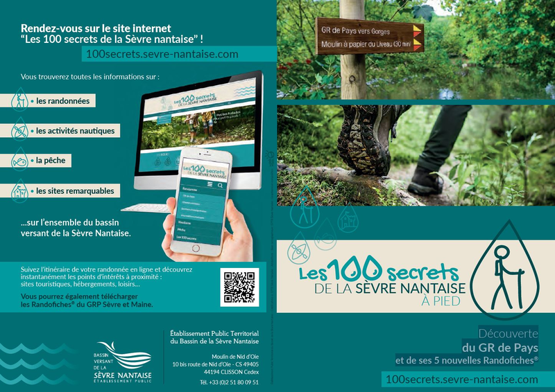 Dépliant les 100 secrets de la Sèvre Nantaise : 5 nouvelles Randofiches - application/pdf