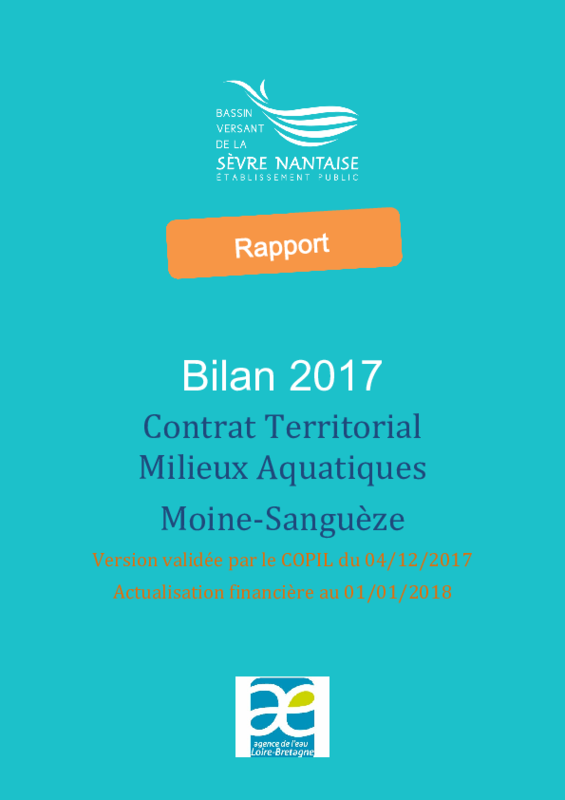 Bilan 2017 du contrat territorial milieux aquatiques Moine-Sanguèze - application/pdf