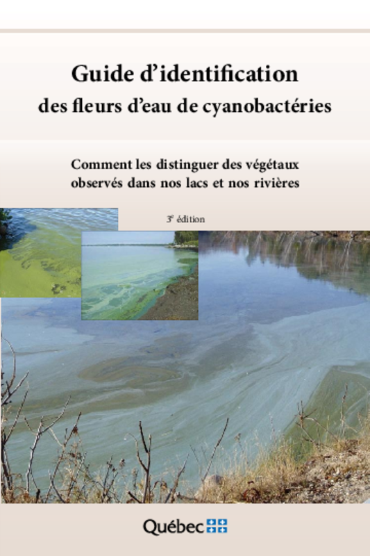 Guide d'identification des fleurs d'eau de cyanobactéries (3ème édition) : Comment les distinguer des végétaux observés dans nos lacs et rivières - application/pdf