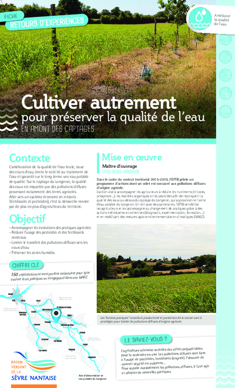 Cultiver autrement pour préserver la qualité de l'eau en amont des captages - application/pdf