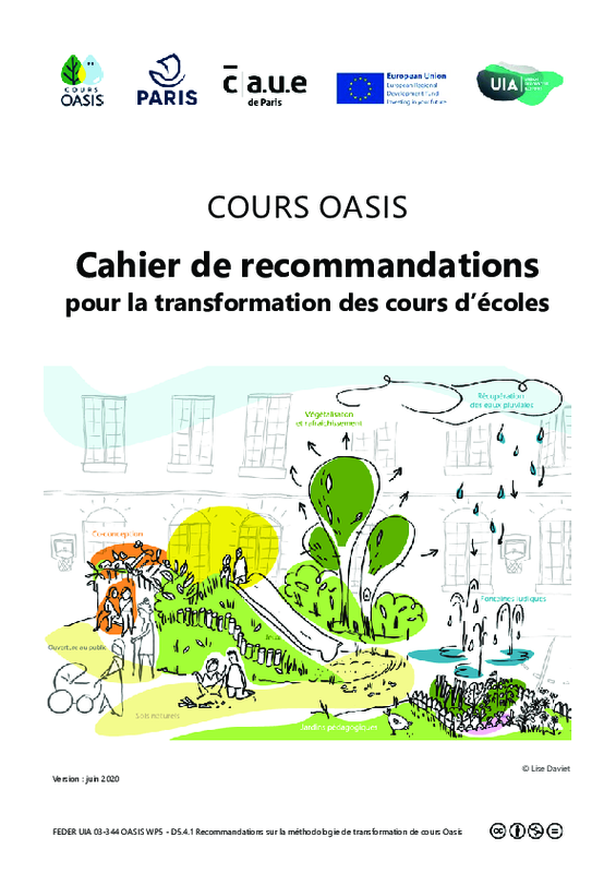 Cahier de recommandations pour la transformation des cours d'écoles, guide complet - application/pdf