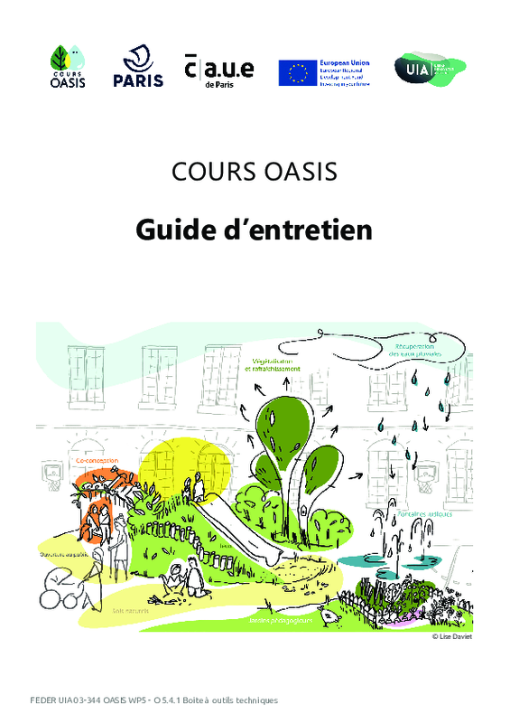 Cahier de recommandations pour la transformation des cours d'écoles, guide d'entretien - application/pdf