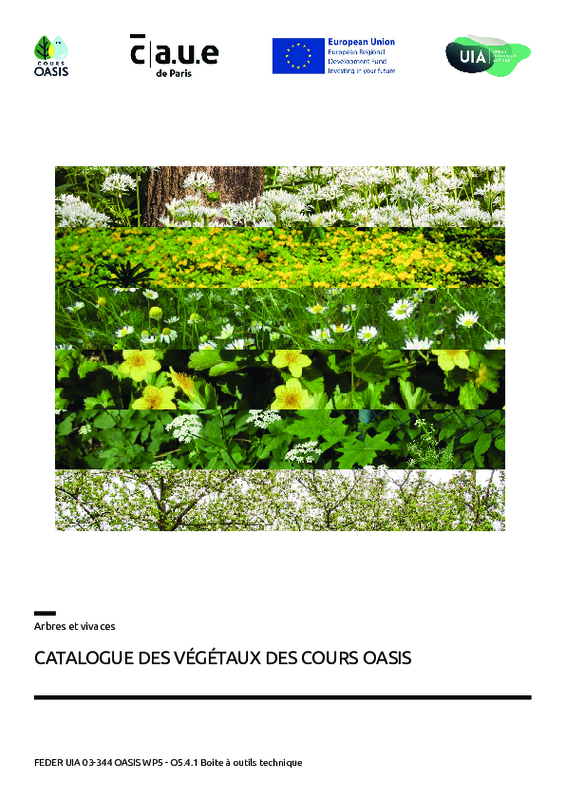 Cahier de recommandations pour la transformation des cours d'écoles, catalogue des végétaux - application/pdf